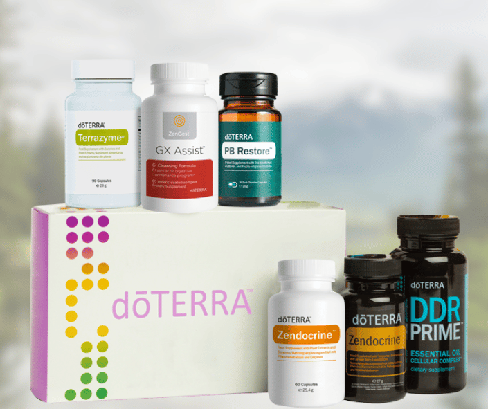 Cleanse & Restore Kit, pachet pentru detoxifiere și regenerare, uleiuri doterra