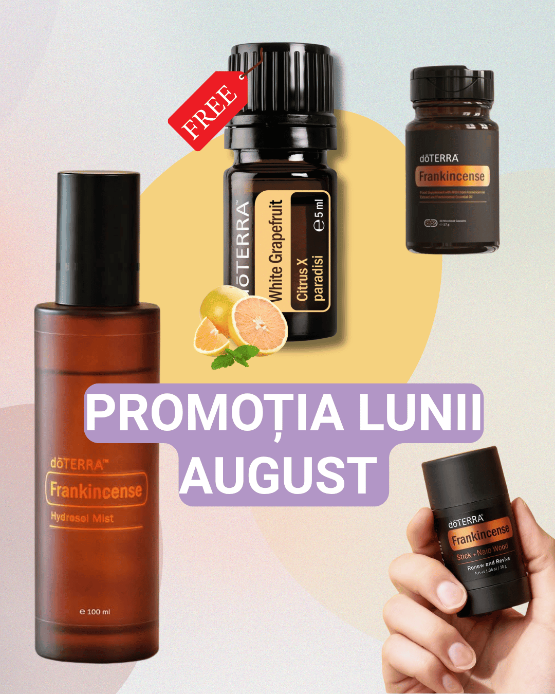 Promotie luna august, promotii doterra, doterra